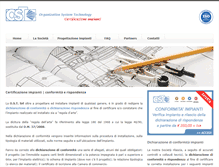 Tablet Screenshot of certificazioneimpianti.com